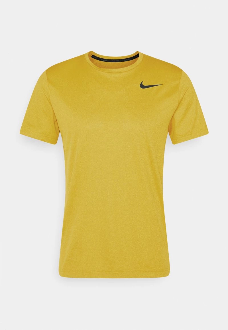 Nike Performance Herren T-Shirt Basic - Tawny/dark Sulfur/heather/black 5 Nike Performance Herren T-Shirt Basic - Tawny/dark Sulfur/heather/black – Bild 5