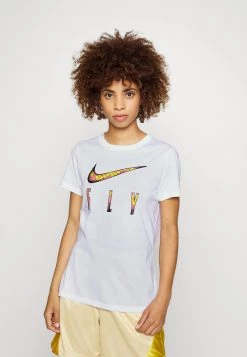 Nike Performance Damen FLY TEE - T-Shirt Print - White