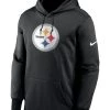 Nike Performance Herren PITTSBURGH STEELERS - Kapuzenpullover - Black
