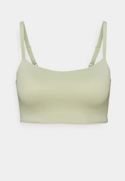 Nike Performance Damen INDY LUXE BRA - Sport-BH Mit Leichter Stützkraft - Celadon/olive Aura