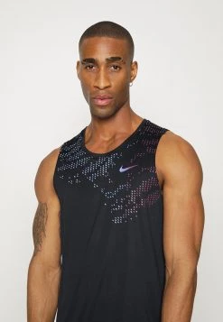 Nike Performance MILER TANK - Top - Black/sangria | Herren -Angebote Nike Store ab8a22b0412f4100ab1491c142f11c05