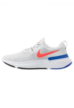 Nike Performance Herren REACT MILER - Laufschuh Neutral - Pure Platinum/racer Blue/bright Crimson