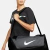 Nike Performance Unisex BRASILIA S DUFFLE - Sporttasche - Schwarz Grau