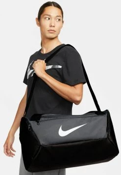 Nike Performance Unisex BRASILIA S DUFFLE - Sporttasche - Schwarz Grau