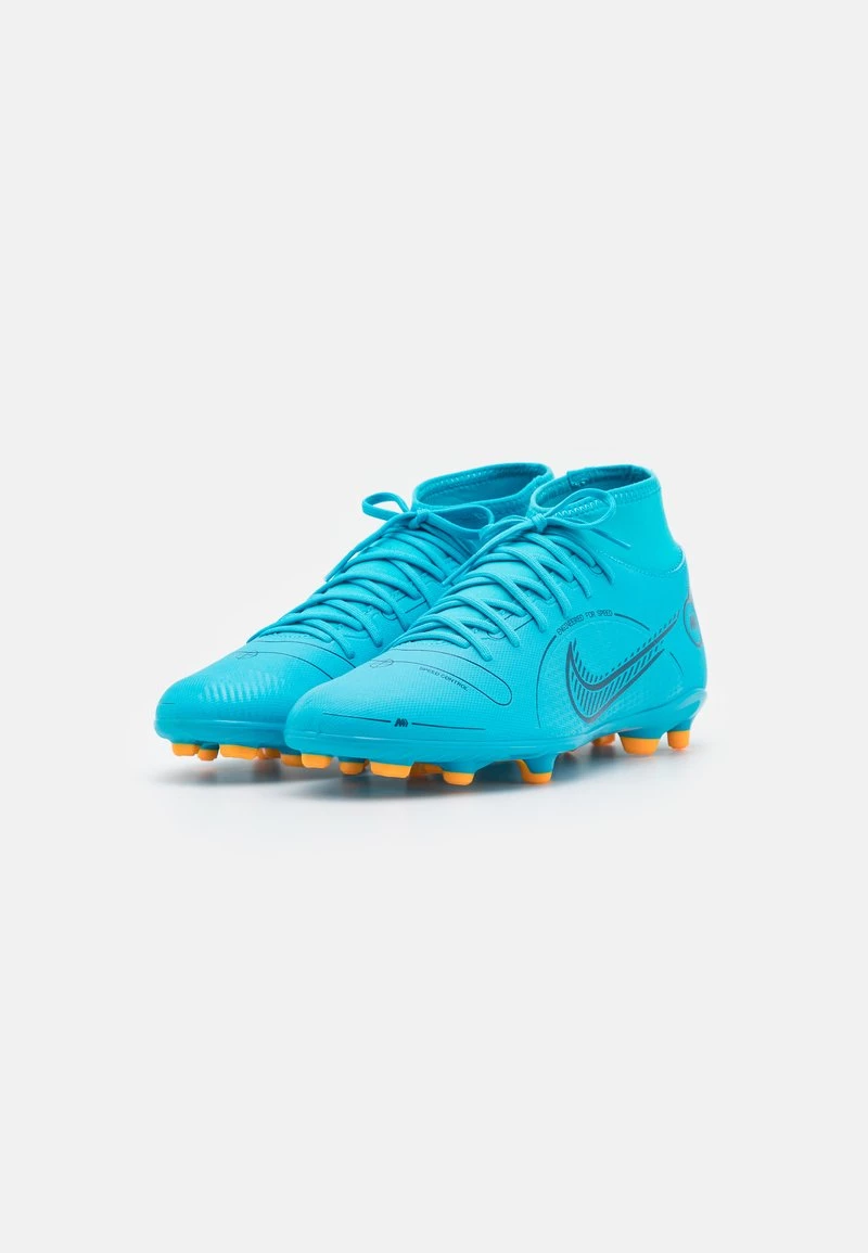 Nike Performance Herren MERCURIAL 8 CLUB FG/MG - Fußballschuh Nocken - Chlorine Blue/laser Orange 2 Nike Performance Herren MERCURIAL 8 CLUB FG/MG - Fußballschuh Nocken - Chlorine Blue/laser Orange – Bild 2