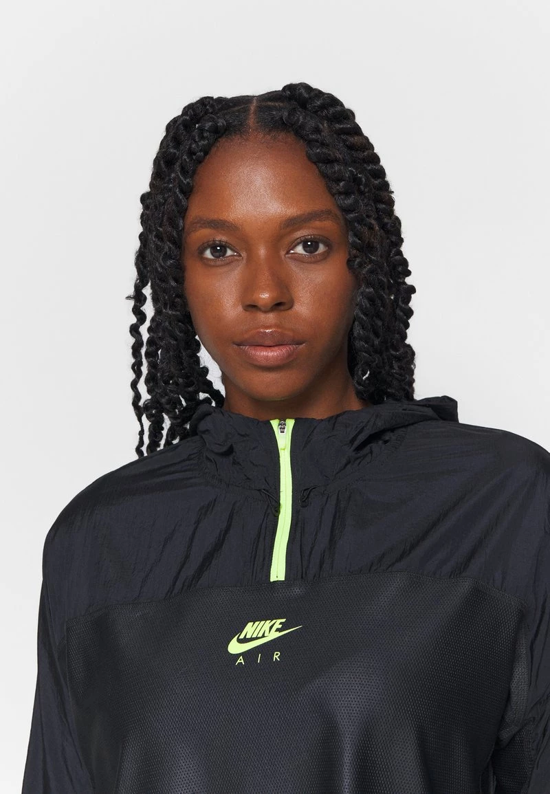 Nike Performance Damen AIR - Laufjacke - Black/volt 4 Nike Performance Damen AIR - Laufjacke - Black/volt – Bild 4