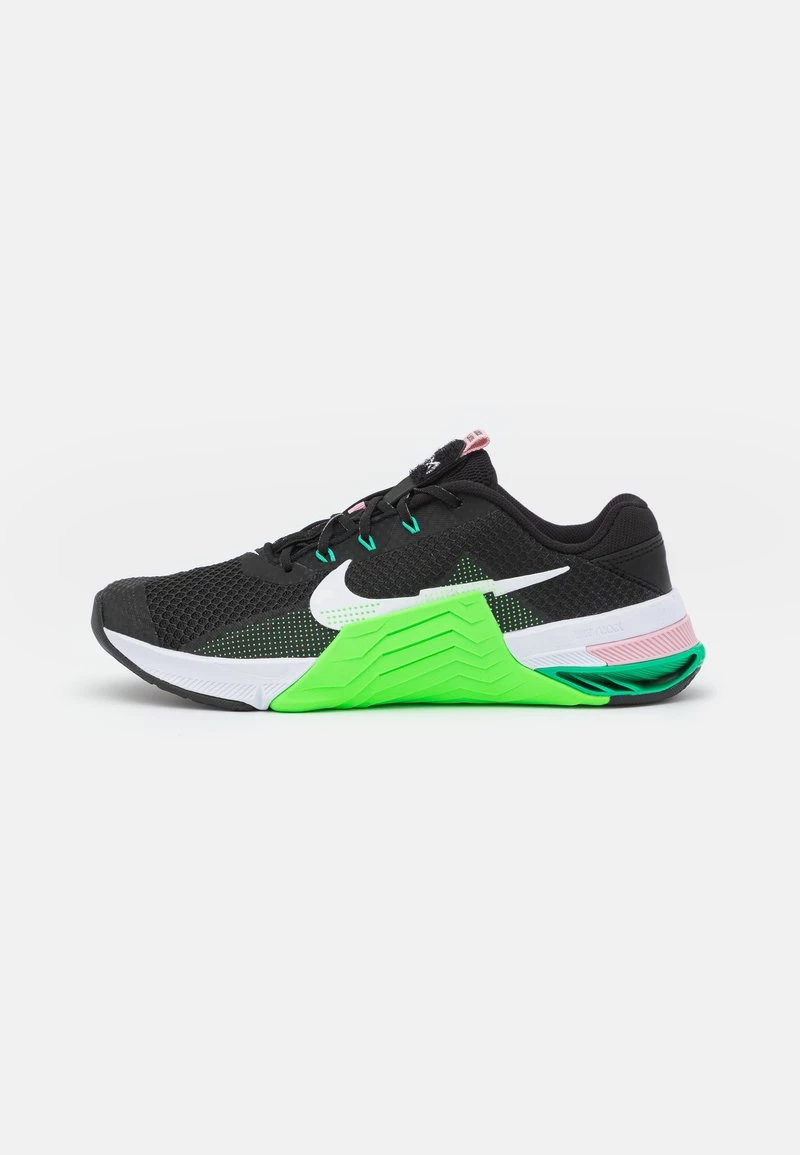 Nike Performance Damen METCON - Trainingsschuh - Black/white/green Strike/pink Glaze/roma Green/black 1 Nike Performance Damen METCON - Trainingsschuh - Black/white/green Strike/pink Glaze/roma Green/black