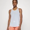 Nike Performance Damen ONE BREATHE TANK - Top - White/black