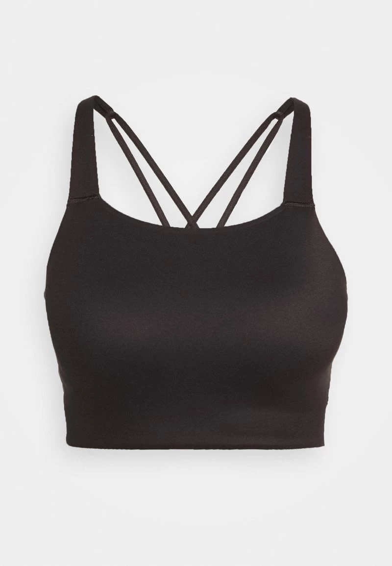 Nike Performance Damen LUXE BRA - Sport-BH Mit Mittlerer Stützkraft - Black 4 Nike Performance Damen LUXE BRA - Sport-BH Mit Mittlerer Stützkraft - Black – Bild 4
