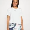 Nike Performance Damen T-Shirt Basic - White/black