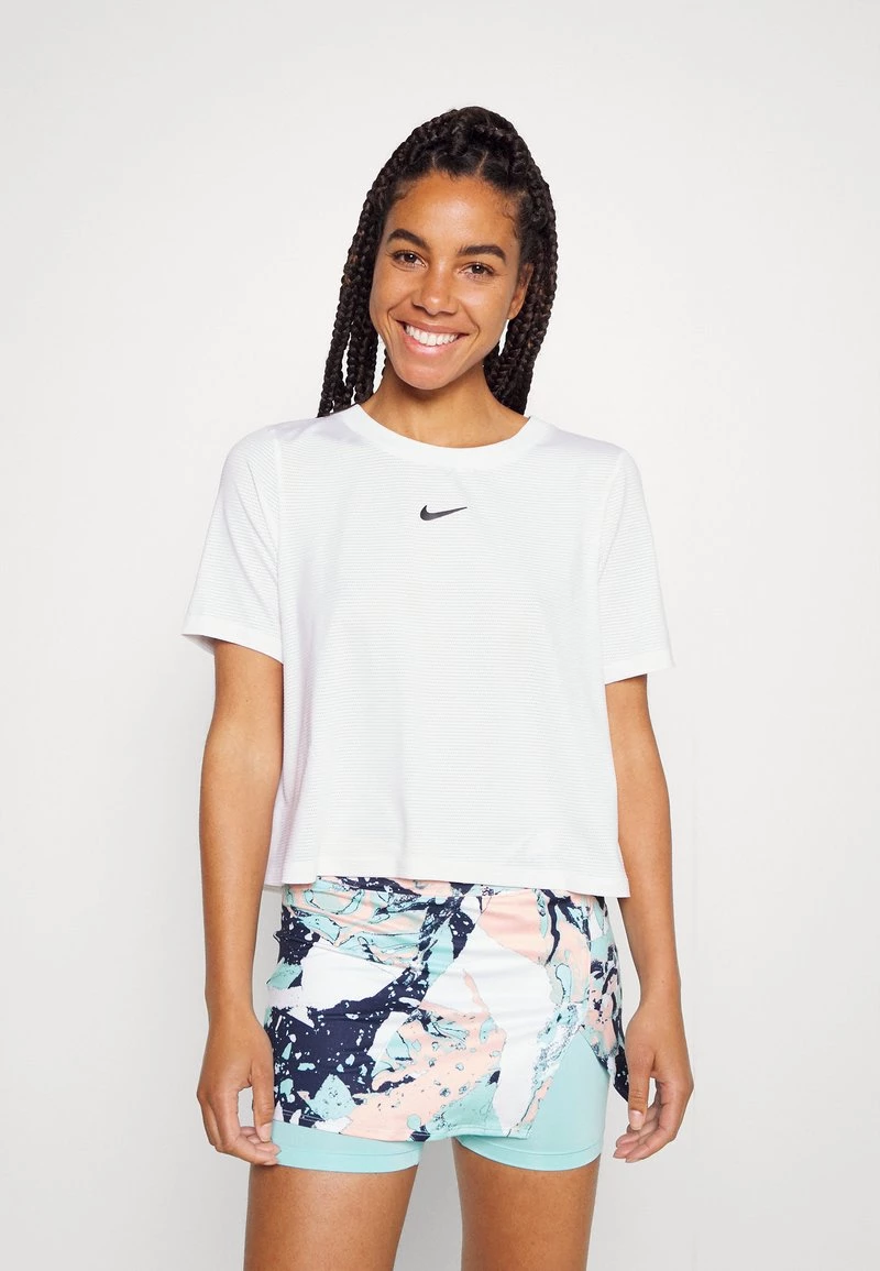 Nike Performance Damen T-Shirt Basic - White/black 1 Nike Performance Damen T-Shirt Basic - White/black