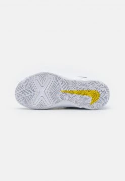 Nike Performance TEAM HUSTLE 10 DREAM UNISEX - Basketballschuh - Ashen Slate/white Aluminum/yellow Strike -Angebote Nike Store ae050916b62846d5bbe1067d788caff0
