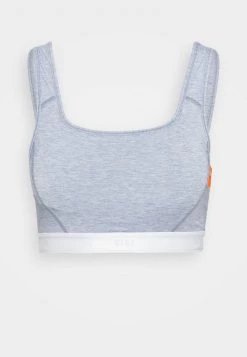 Nike Performance Damen SOFT TEE BRA - Sport-BH Mit Mittlerer Stützkraft - Ashen Slate Heather/white -Angebote Nike Store ae264d4b2abd4e71a928c4c9ee57228c