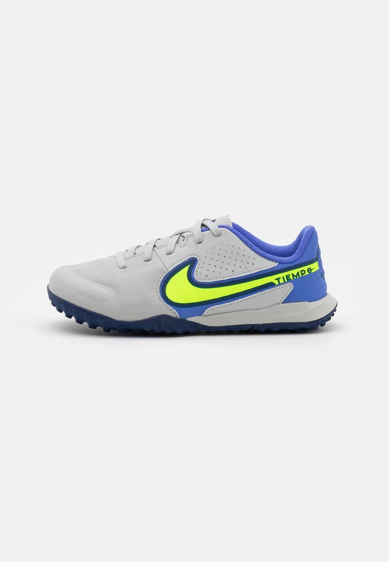 Nike Performance JR. TIEMPO LEGEND 9 ACADEMY TF UNISEX - Fußballschuh Multinocken - Grey Fog/volt/sapphire 1 Nike Performance JR. TIEMPO LEGEND 9 ACADEMY TF UNISEX - Fußballschuh Multinocken - Grey Fog/volt/sapphire