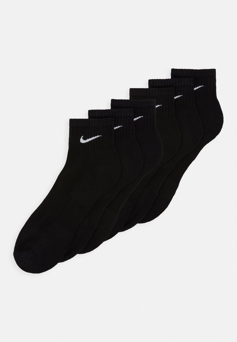 Nike Performance EVERYDAY CUSH ANKLE 6 PACK UNISEX - Sportsocken - Black/white 1 Nike Performance EVERYDAY CUSH ANKLE 6 PACK UNISEX - Sportsocken - Black/white