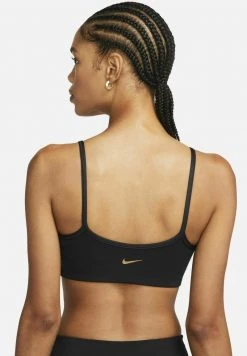 Nike Performance Damen Sport-BH Mit Leichter Stützkraft - Black Metallic Gold -Angebote Nike Store aff32f67f771480f9d70ef2dcc45413c