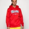 Nike Performance Herren MLB MIAMI MARLINS CITY CONNECT THERMA HOODIE - Kapuzenpullover - University Red/white
