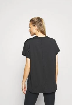 Nike Performance Damen ONE SLIM - Sport T-shirt - Black/white -Angebote Nike Store b02cfdb5b85440d9b31c9fa9efb79a63