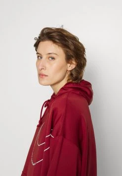 Nike Performance Damen THERMA-FIT - Kapuzenpullover - Pomegranate/white -Angebote Nike Store b0378cc1a88843bcb6cd76533e0d4852