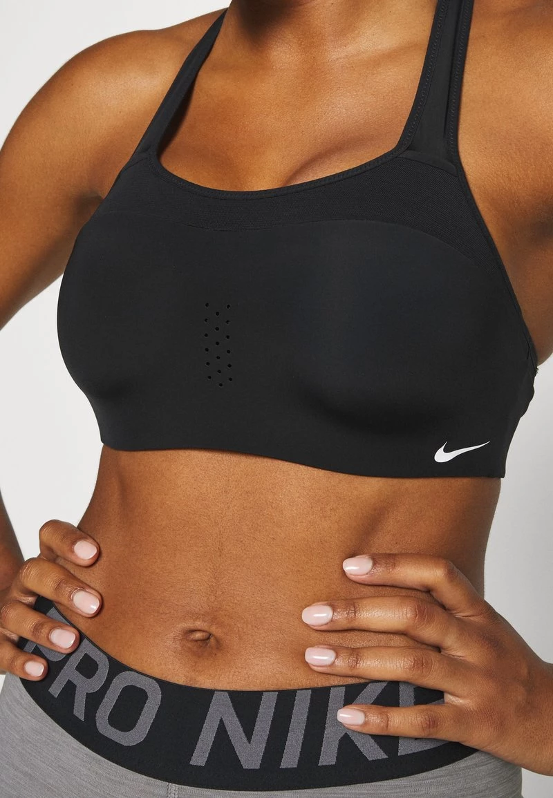Nike Performance Damen ALPHA BRA - Sport-BH Mit Starker Stützkraft - Black/white 6 Nike Performance Damen ALPHA BRA - Sport-BH Mit Starker Stützkraft - Black/white – Bild 6