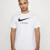 Nike Performance Herren TEE - T-Shirt Print - White/black