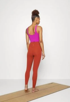 Nike Performance THE YOGA LUXE CROP TANK - Top - Cactus /villain Red | Damen -Angebote Nike Store b13124eb8507468bb4847b6bfa70e79b
