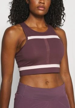 Nike Performance Damen RUN BRA - Sport-BH Mit Mittlerer Stützkraft - Dark Wine/pale Coral/black -Angebote Nike Store b1445fa80023412081808884591691b8