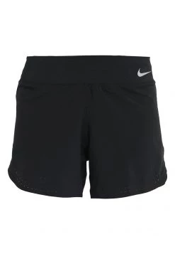 Nike Performance Damen Kurze Sporthose - Black/silver -Angebote Nike Store b14f749a773e4e34ad9b9d40fd011f9a