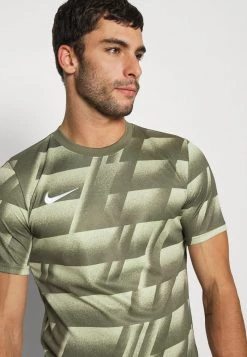 Nike Performance Herren LIBERO - Sport T-shirt - Medium Olive/black/white -Angebote Nike Store b18b722bb8794b729afce1e236739a1c