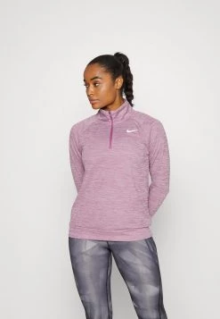 Nike Performance PACER - Langarmshirt - Light Bordeaux/htr/reflective Silver | Damen