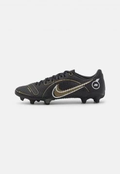 Nike Performance Herren MERCURIAL VAPOR 14 ACADEMY FG/MG - Fußballschuh Nocken - Black/metallic Gold/metallic Silver