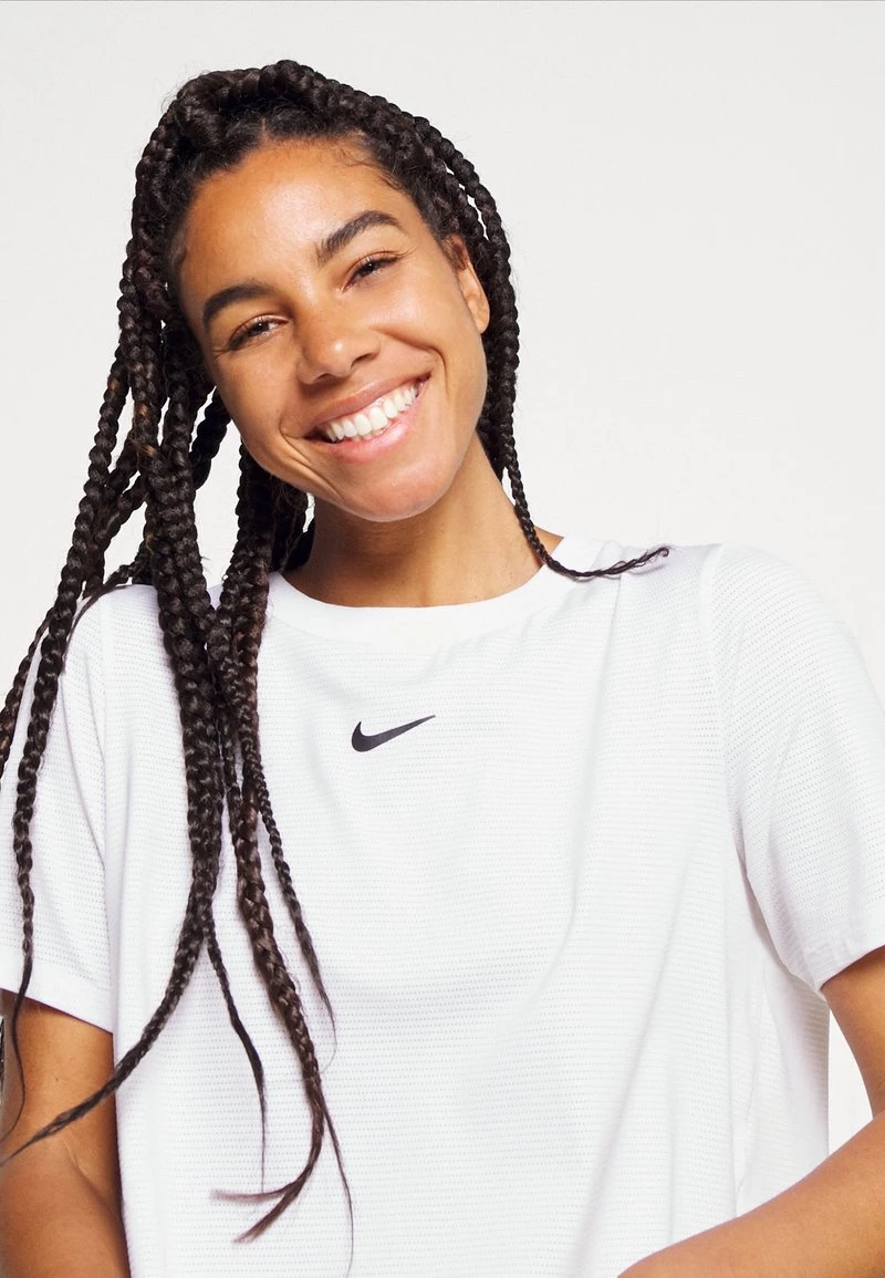 Nike Performance Damen T-Shirt Basic - White/black 4 Nike Performance Damen T-Shirt Basic - White/black – Bild 4