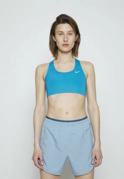 Nike Performance Damen BRA - Sport-BH Mit Mittlerer Stützkraft - Laser Blue/white
