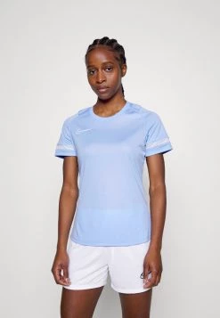 Nike Performance Damen ACADEMY - Sport T-shirt - Light Marine/white/football Grey/white