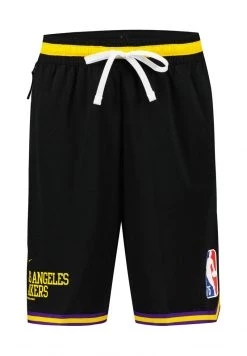 Nike Performance Herren NBA LOS ANGELES LAKERS COURTSIDE DNA - Kurze Sporthose - Schwarz