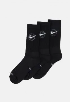 Nike Performance Herren BASKETBALL SOCKS 3 PACK - Sportsocken - Black/white