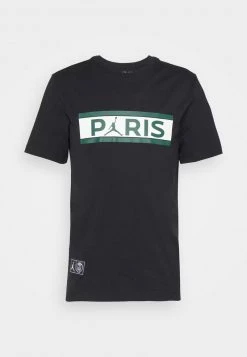 Nike Performance Herren PARIS ST GERMAIN WORDMARK TEE - Vereinsmannschaften - Black