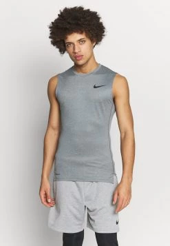 Nike Performance Herren M NP TOP SL TIGHT - Sport T-shirt - Smoke Grey/light Smoke Grey/black