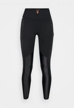 Nike Performance Damen RUN EPIC LUX - Tights - Black/atomic Orange -Angebote Nike Store b31d57d40c724cb9a80b906498fc6b30