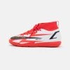 Nike Performance MERCURIAL JR 8 ACADEMY CR7 IC UNISEX - Fußballschuh Halle - Chile Red/black/white/total Orange