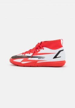 Nike Performance MERCURIAL JR 8 ACADEMY CR7 IC UNISEX - Fußballschuh Halle - Chile Red/black/white/total Orange