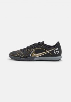 Nike Performance Herren MERCURIAL VAPOR 14 ACADEMY IC - Fußballschuh Halle - Black/metallic Gold/metallic Silver