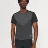 Nike Performance Herren TECHKNIT ULTRA - T-Shirt Print - Black/smoke Grey