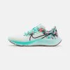 Nike Performance Damen AIR ZOOM PEGASUS 38 - Laufschuh Neutral - Offwhite/black/aurora Green/teal Tint/bright Crimson/white