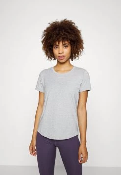 Nike Performance Damen ONE LUXE - T-Shirt Basic - Particle Grey