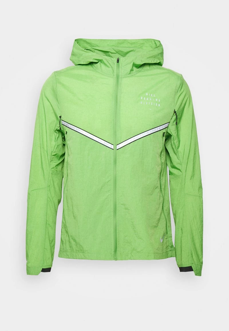 Nike Performance Herren TRANSIT - Laufjacke - Chlorophyll/silver 2 Nike Performance Herren TRANSIT - Laufjacke - Chlorophyll/silver – Bild 2