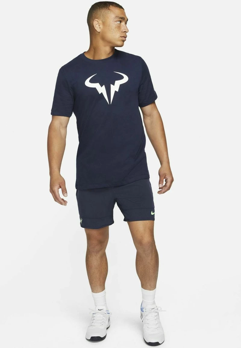 Nike Performance Herren RAFA TENNIS - T-Shirt Print - Obsidian/white 2 Nike Performance Herren RAFA TENNIS - T-Shirt Print - Obsidian/white – Bild 2