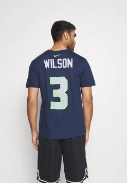 Nike Performance Herren NFL SEATTLE SEAHAWKS RUSSELL WILSON PLAYER ESSENTIAL - T-Shirt Print - College Navy -Angebote Nike Store b6c8cece75a84e08a8b7da3b9f9dcf8a