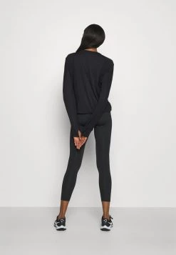 Nike Performance Damen MIDLAYER - Langarmshirt - Black/dark Smoke Grey