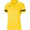 Nike Performance Herren ACADEMY - Poloshirt - Gelbschwarzgrau
